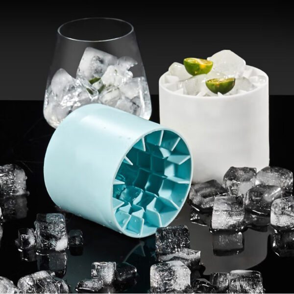 Silicone Household Cylinder Ice Cube Mold Ice Cube Household - Image 6